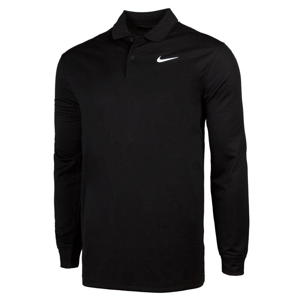 Nike dri fit long sleeve polo best sale